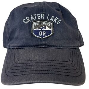 Crater Lake National Park Adjustable Gray Cotton Cap